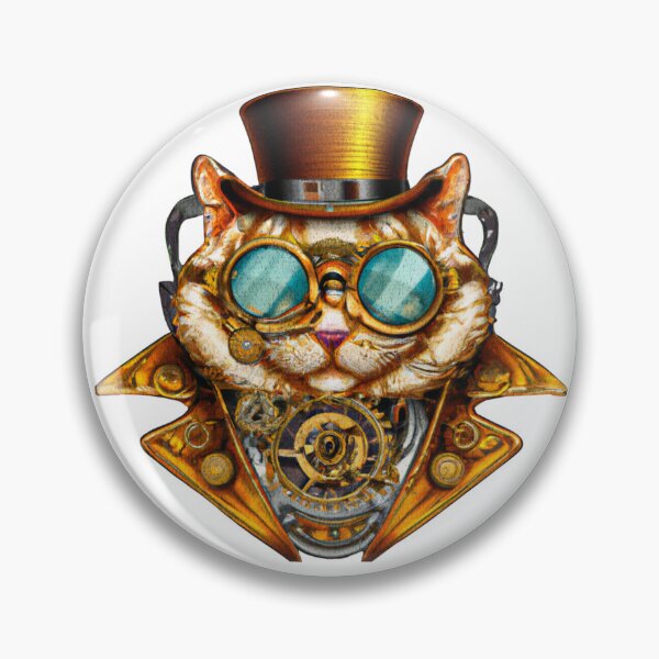 Item preview, Steampunk Cat designed and sold by Rich Summers Art.