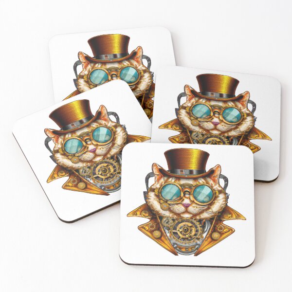 Item preview, Steampunk Cat designed and sold by Rich Summers Art.