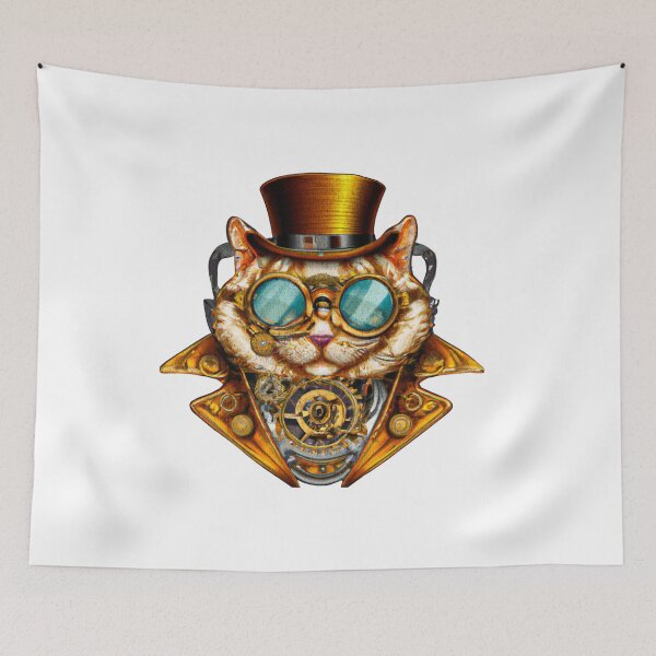 Item preview, Steampunk Cat designed and sold by Rich Summers Art.