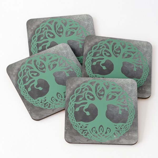 Item preview, Yggdrasil, Tree of Life, Green stone designed and sold by AnneADArt.