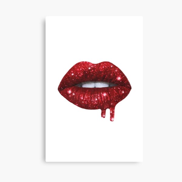 Louis Vuitton Lip Drip Canvas - BlissfulJess - Paintings & Prints