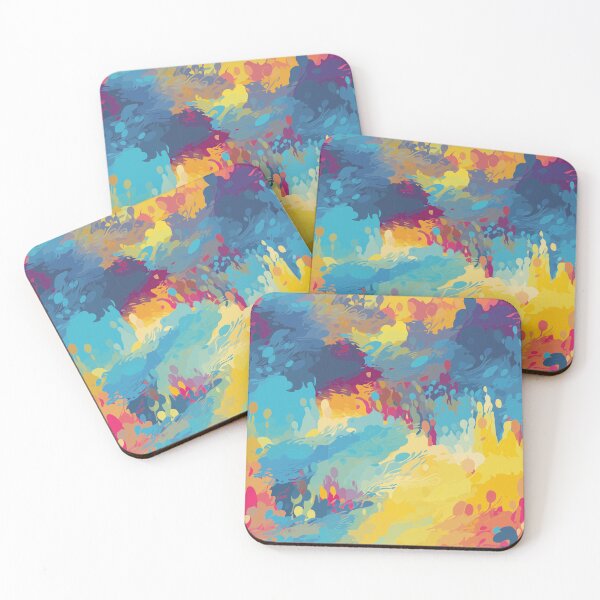Item preview, Waves of Paint Collide designed and sold by TopArtsy.