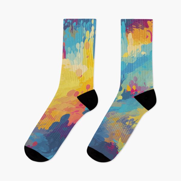 Item preview, Waves of Paint Collide designed and sold by TopArtsy.