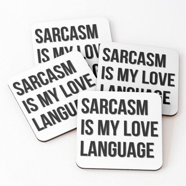 Item preview, Sarcasm is My Love Language Print Art designed and sold by GiveMeMood.
