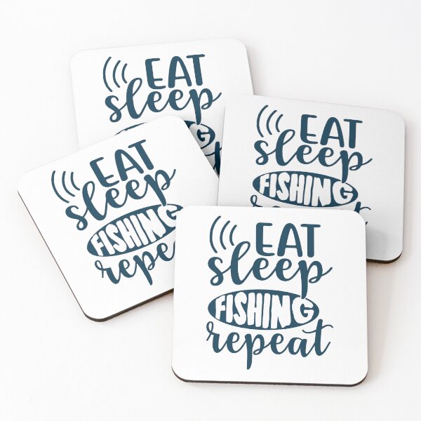 Item preview, Eat Sleep Fishing Repeat designed and sold by AmethystMurad.