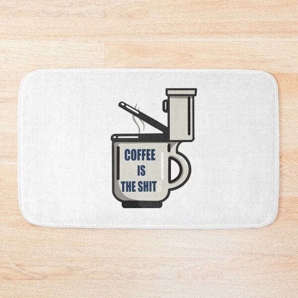 Item preview, Coffee is the shit designed and sold by ApeMous Art.