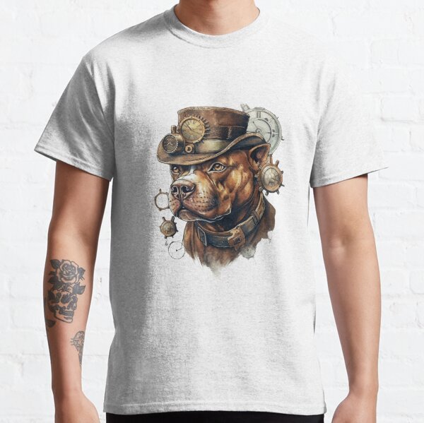 Item preview, American Staffordshire Terrier Steampunk designed and sold by milospet.