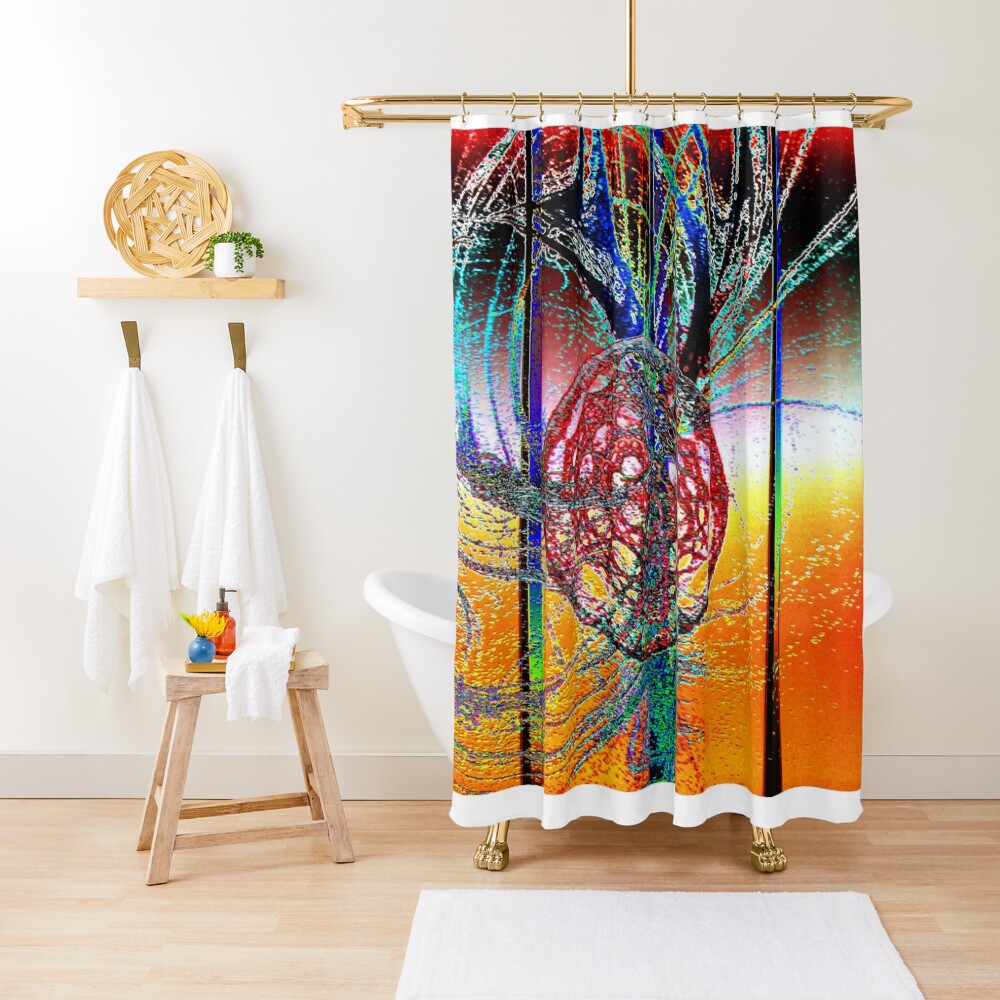 Item preview, Shower Curtain designed and sold by ditempli.