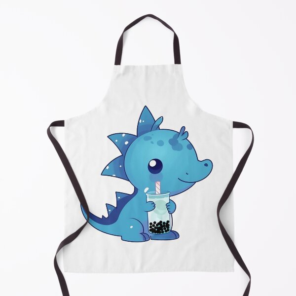 Item preview, cute dino boba blue dinosaur emoji designed and sold by nhahn33.