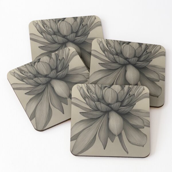 Item preview, Lotus Petals ink drawing designed and sold by christineiris.