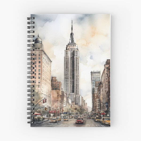 Item preview, Urban Majesty: Empire State Building Watercolor Dreams designed and sold by Timothy Redman.