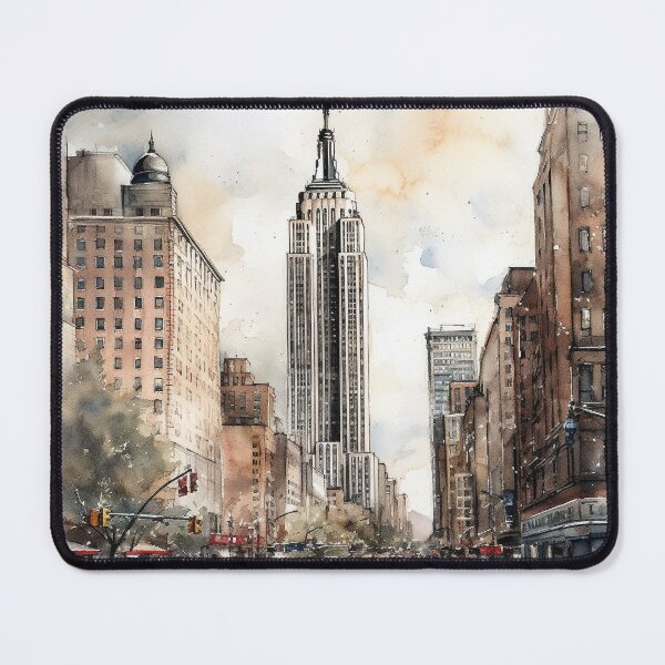 Item preview, Urban Majesty: Empire State Building Watercolor Dreams designed and sold by Timothy Redman.