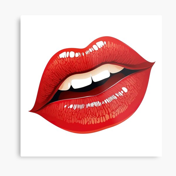 Dripping Lips Wall Art Canvas Prints Home Office Decor Modern Lips  Sublimation Printable Artwork Pop Art Lips Wall Hanging 