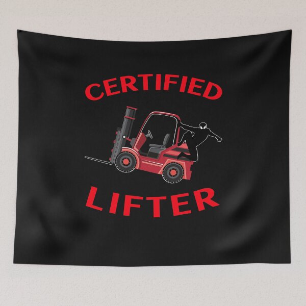Item preview, Forklift Ninja Certified Forklift Lifter NFRR designed and sold by TeamsterLife.