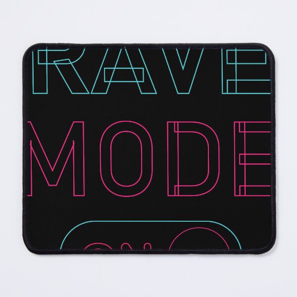 Item preview, RAVE MODE ON Turquoise & Pink designed and sold by LightsOutSupply.