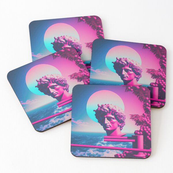 Item preview, Retro Futurism: A Vaporwave Fusion of Past and Present designed and sold by Mullet Monkey.
