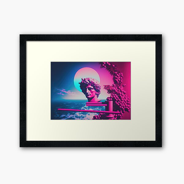 Item preview, Retro Futurism: A Vaporwave Fusion of Past and Present designed and sold by Mullet Monkey.