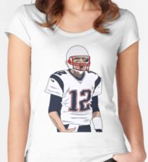 tom brady Women's Fitted Scoop T-Shirt