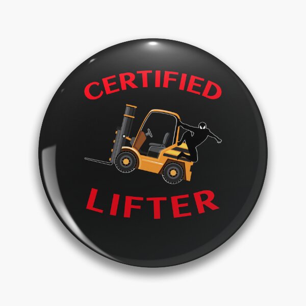 Artikelvorschau, Forklift Ninja Zertifizierter Gabelstaplerheber NFGR entworfen und verkauft von TeamsterLife.