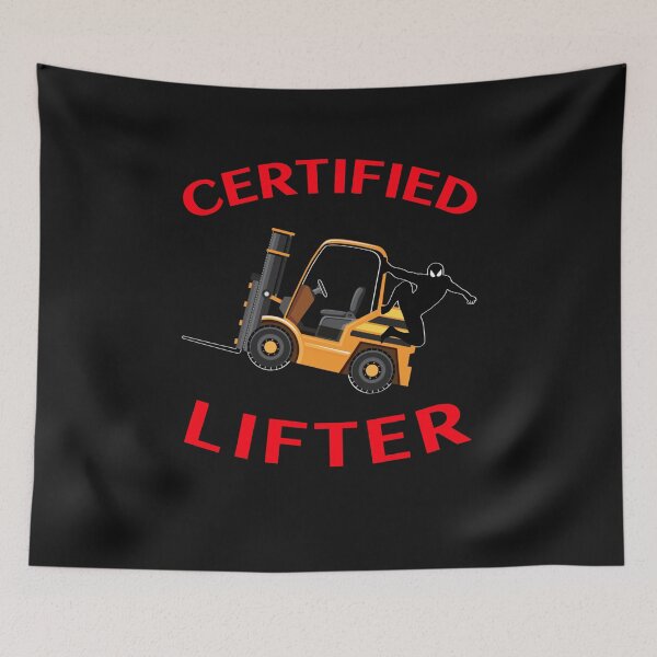 Artikelvorschau, Forklift Ninja Zertifizierter Gabelstaplerheber NFGR entworfen und verkauft von TeamsterLife.