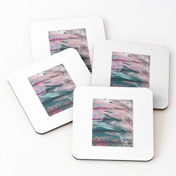 Item preview, Pink and Teal Acrylic Pour 2 designed and sold by Jenson Major.
