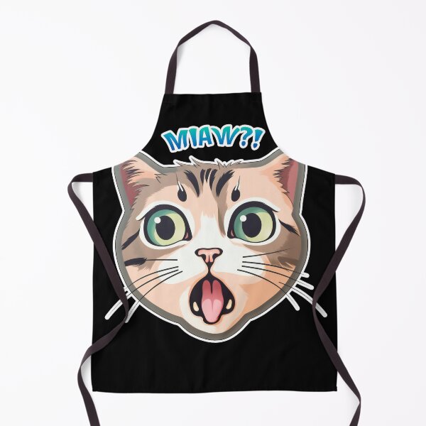 Item preview, Cat Miaw Tshirt Sticker | 4 designs available | designed and sold by Hazmat-AI7.