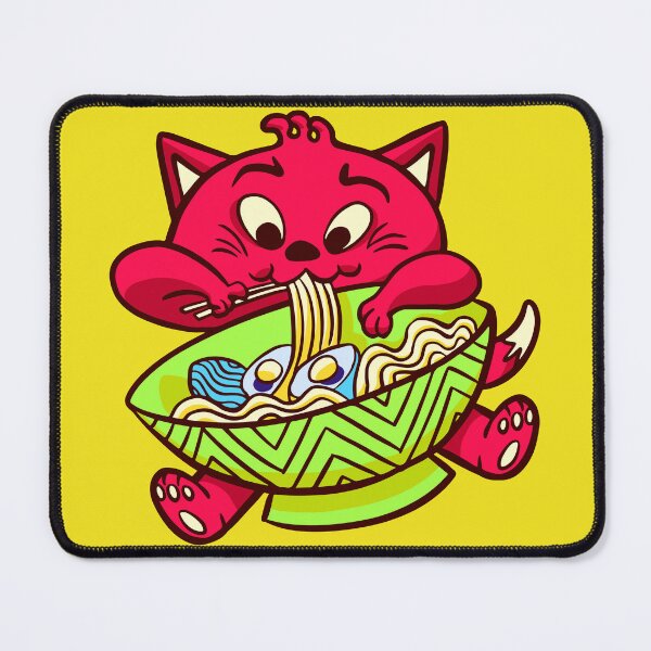 Item preview, Kitty Loves Ramen designed and sold by machmigo.
