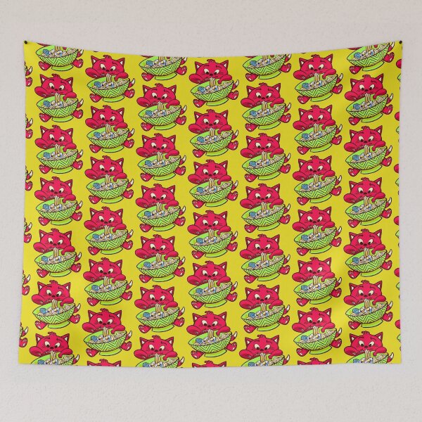 Item preview, Kitty Loves Ramen designed and sold by machmigo.