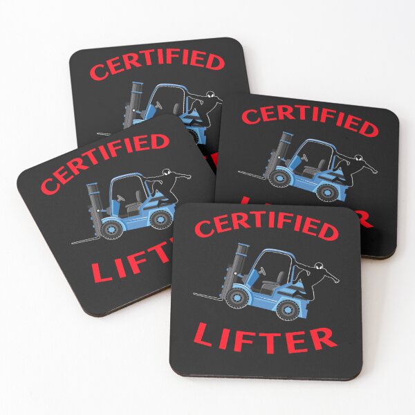 Item preview, Forklift Ninja Certified Forklift Lifter NFBR designed and sold by TeamsterLife.