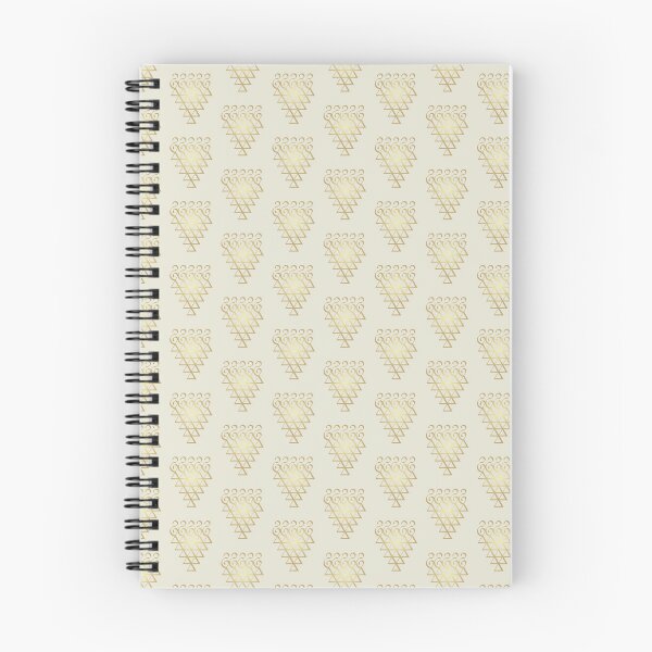 Item preview, Indian Symbol of Knowledge and Wisdom Saraswati Yantra Golden Color Flat Design designed and sold by Wiggly Lines.