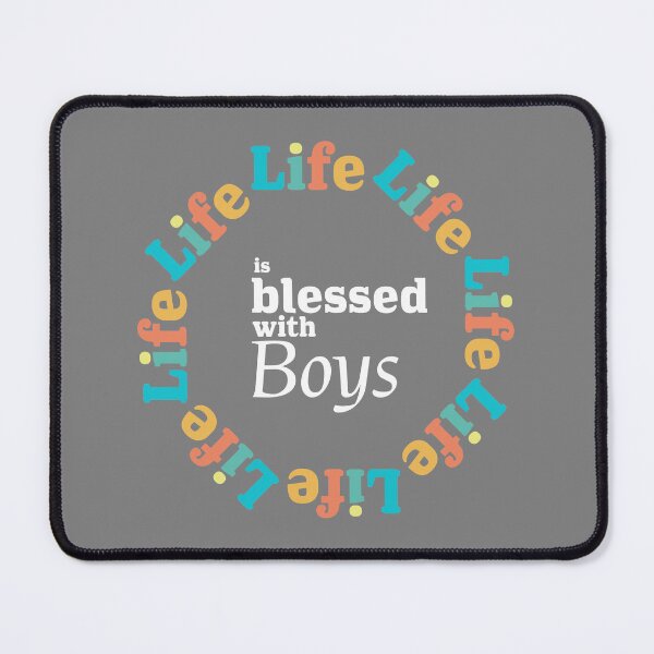 Item preview, Life is/ blessed with boys, Mother's Day, Father's Day, Gift from boys designed and sold by SHSDesigns.