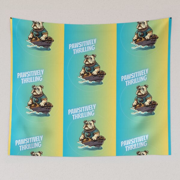 Item preview, Pawsitively Thrilling | Bulldogs Big Adventure designed and sold by ArtfulDelights.