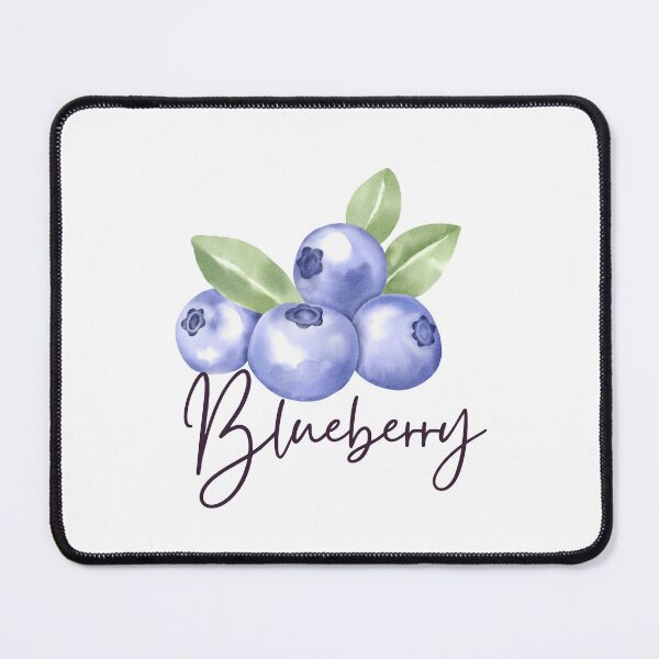 Item preview, Blueberry in watercolor designed and sold by moxdesign.