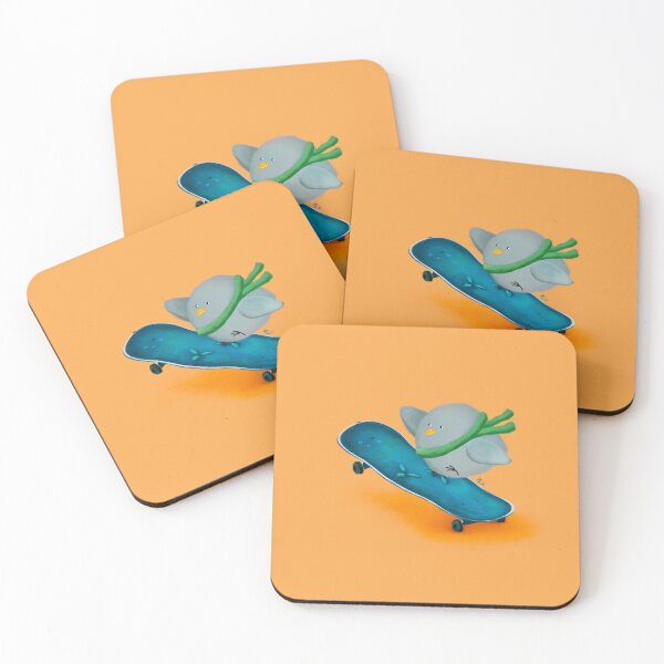 Item preview, Bean Learns Skateboarding Tricks - Orange designed and sold by mwkairos.