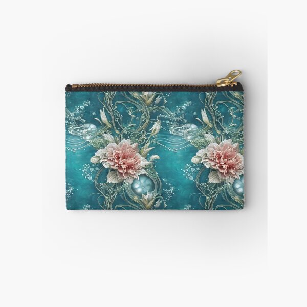 Item preview, Pretty Aquatic Floral designed and sold by Poetic Patterns Studio.