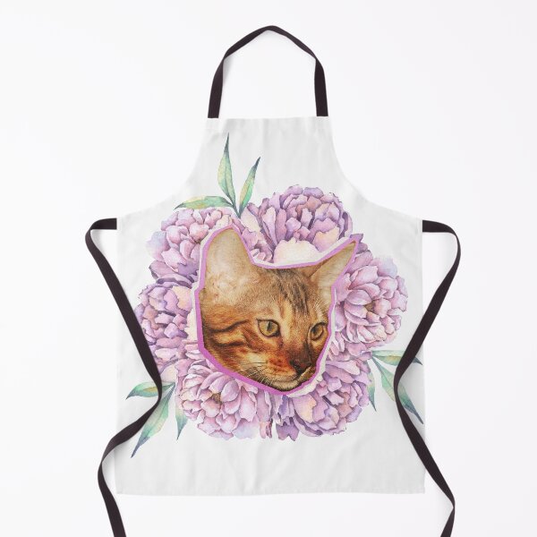 Aperçu de l'œuvre Chat et pivoines créée et vendue par natalillu.
