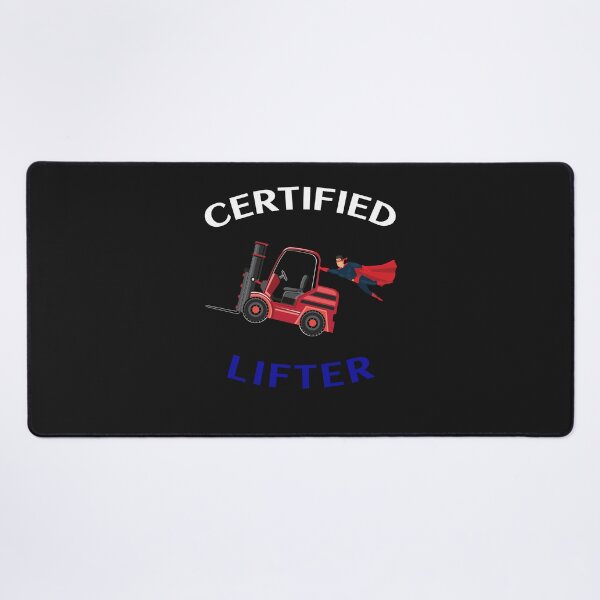 Item preview, Forklift Superhero Certified Forklift Lifter NFWRB designed and sold by TeamsterLife.