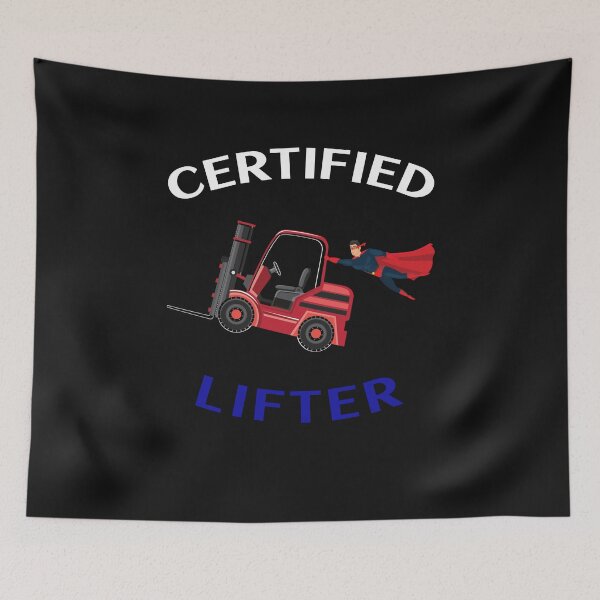 Item preview, Forklift Superhero Certified Forklift Lifter NFWRB designed and sold by TeamsterLife.