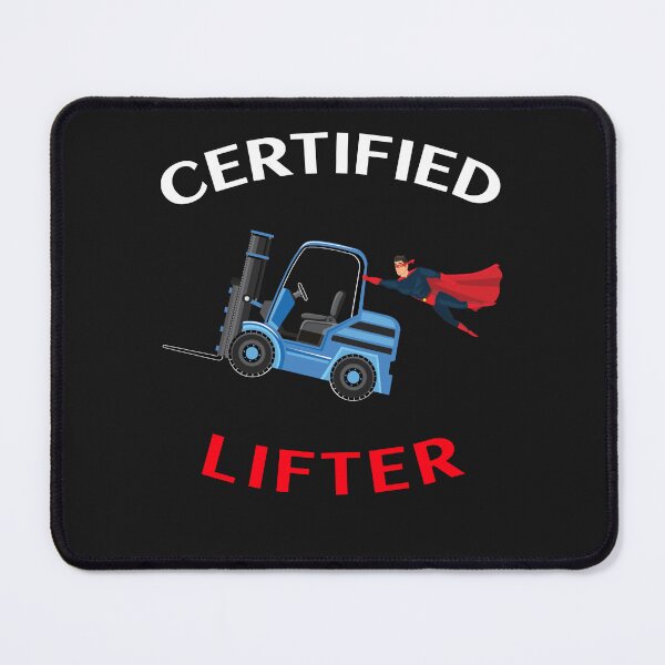 Item preview, Forklift Superhero Certified Forklift Lifter NFWBR designed and sold by TeamsterLife.