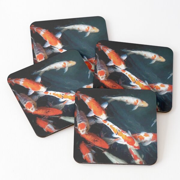 Item preview, Keeper Fish Koi Painting designed and sold by DesignDLW.