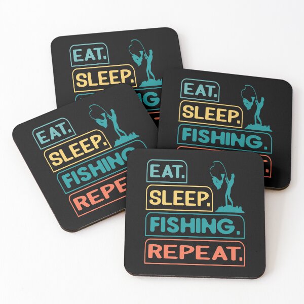 Item preview, Eat Sleep Fishing Repeat Funny Fisherman designed and sold by AmethystMurad.