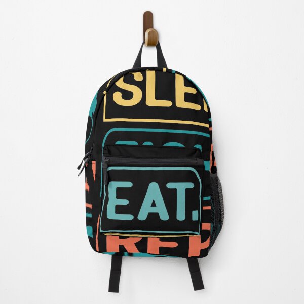 Item preview, Eat Sleep Fishing Repeat Funny Fisherman designed and sold by AmethystMurad.