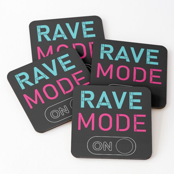 Item preview, RAVE MODE ON Full Turquoise & Pink designed and sold by LightsOutSupply.