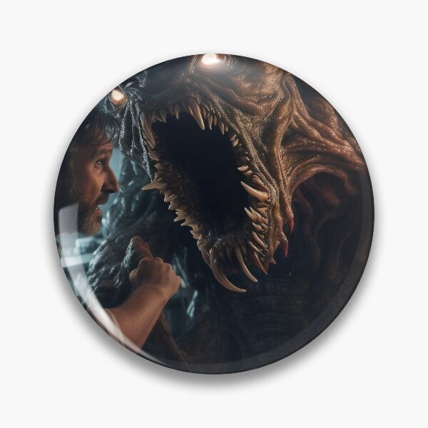 Item preview, Scientist Faces Terrifying Monster designed and sold by CreationP.