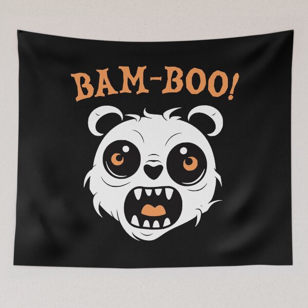 Item preview, Bam-boo! Funny Pun Panda Bear Halloween designed and sold by JackCurtis1991.