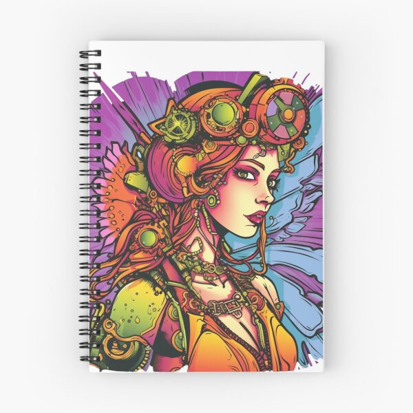 Item preview, Neon Steampunk Fairy Graffiti Streetwear designed and sold by artbybrado.