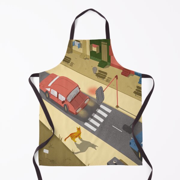 Item preview, Urban cat crossing the street designed and sold by Rômulo Queiroz.