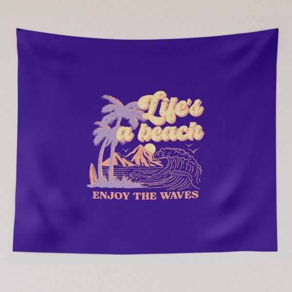 Item preview, Life's a Beach Enjoy the Waves (Happy Holidays) designed and sold by Hope London.