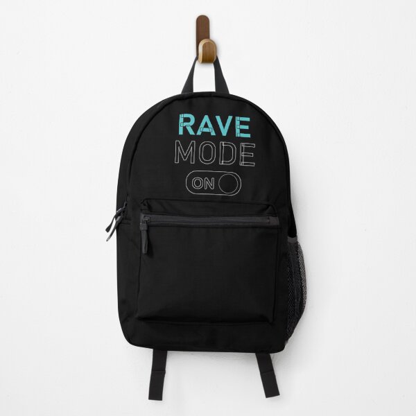 Item preview, RAVE MODE ON Turquoise & White designed and sold by LightsOutSupply.
