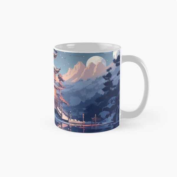 Item preview, Sunset Over The Pagoda designed and sold by WildWho.